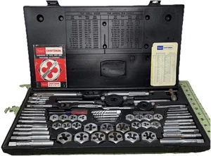 Craftsman Crown Logo Kromedge 59 Stück Gewindebohrer und Schneideisen Set 9-52151 SAE - Bild 1 von 19