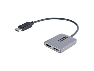 DP to Dual HDMI MST HUB - Dual HDMI 4K 60Hz - DisplayPort Multi Monitor Adapter - Image 1 of 4