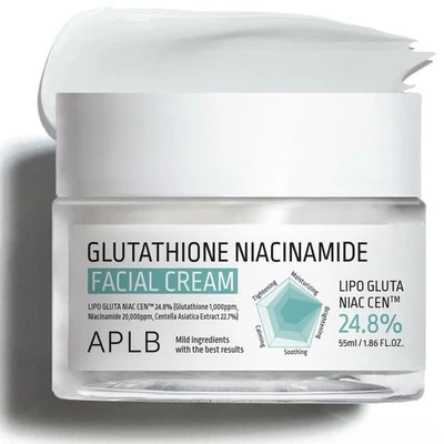 APLB Glutathione Niacinamide Facial Cream Exp 8/2028 ~ 55mL  Deep Hydration - Image 1 of 2