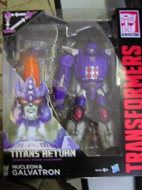 Hasbro - MB Transformers Generations Titans Return Voyager NUCLEON e Galvatron