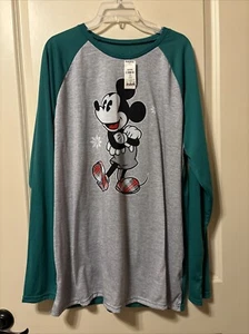 T-shirt maglietta Disney Unisex XL Topolino Raglan Vacanze Nuova con etichette NUOVA - Foto 1 di 6