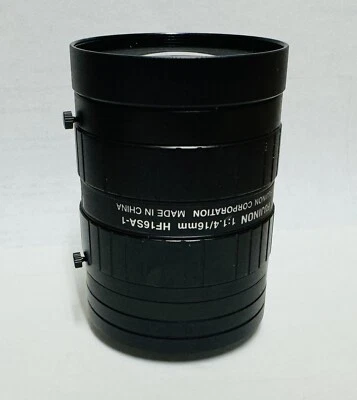 Fujinon 16mm f1.4 HF16SA-1 Machine Vision Camera  Lens C Mount 1:1.4/16mm 1.4-22 - Image 1 of 4