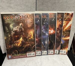 Dc Comics Wildstorm God of War Issues 1-6 Complete Full Run 1st Kratos