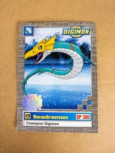Seadramon #21 of 34 Champion Digimon 2000 Digimon CCG Card Silver Stamp Preview - Picture 1 of 5