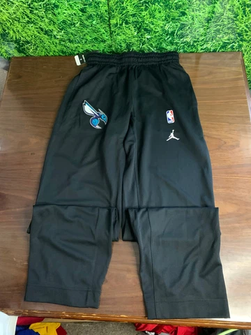 NBA Charlotte Hornets Basketball Players Travel Pants W/Pockets Black Small Cover