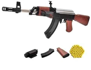 Fiddlys Ak 47 Toy Shooting Gun for Kids with Laser Light and 500 Bullets Guns - Picture 1 of 4