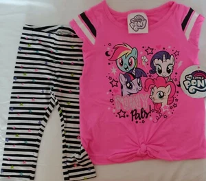 Hasbro My Little Pony 2T Short Sleeve Long Bottom Pajamas - Picture 1 of 2