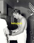 381 Errol Flynn Barechested In Locker Room Beefcake Photo