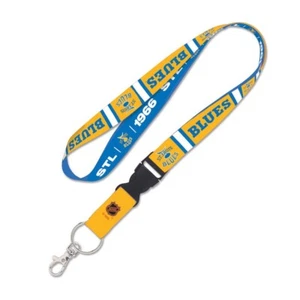 ST. LOUIS BLUES SPECIAL EDITION LANYARD DETACHABLE BUCKLE NEW WINCRAFT 🏒 - Picture 1 of 1
