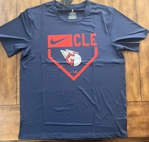 Cleveland Guardians Dri-Fit Baseball T-Shirt NWT - L - Picture 1 of 3