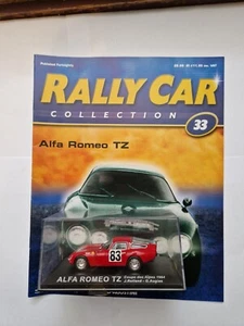 IXO DEAGOSTINI 1/43 ALFA ROMEO TZ COUPE DES ALPES 1964 RALLY DIECAST CAR + MAG - Picture 1 of 3