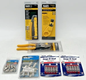 KLEIN TOOLS COAX STRIPPER VDV110-061, CUTTER VDV6000-096, CRIMPER VDV211-048 ETC - Picture 1 of 22