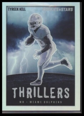 Tyreek Hill 2023 Panini Rookies & Stars Thrillers Silver Prizm #TH-19 Dolphins - Image 1 of 2