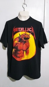 Metallica jump fire T shirt thrash metal megadeth slayer anthrax exodus - Picture 1 of 4