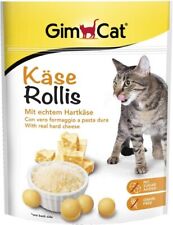 GimCat Käse Rollis - Getreidefreier und vitaminreicher Katzensnack mit echtem
