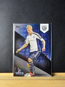 2014 Topps Premier Gold Black /25 Chris Brunt West Bromwich Rare - Picture 1 of 2