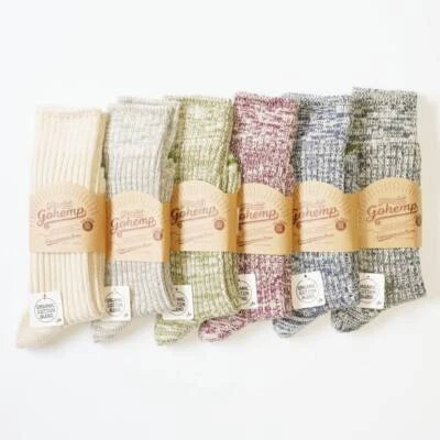 АНОНИМНЫЙ ISM × GOHEMP органический хлопок экипажа носки конопли носки Японии новый 6color - Изображение 1 из 4