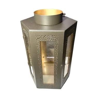 Yankee Candle 1614613 Bronze Lantern Renaissance Large Jar Candle Holder - Image 1 of 2