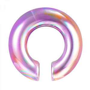 1 Pc Glass Ear Weight Hanger Ear Gauge Tunnel Stretcher Large Earring Jewelry - Picture 1 of 18