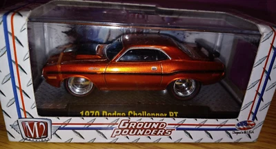 M2 MACHINES Ground Pounders 1970 Dodge Challenger Metallic Orange - Image 1 of 4