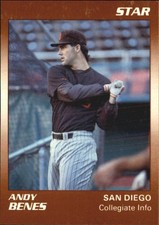 1990 (PADRES) Star Benes #4 Andy Benes/Collegiate Info