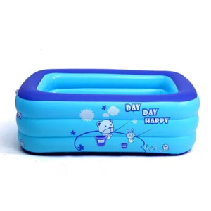 UK Children Inflatable Pool Inflatable Kiddie Pool Small Inflatable Bathtub - Picture 1 of 10