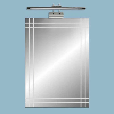 Lampada led da parete applique specchio bagno luce 6500k e 4000k 7 watt - Immagine 1 di 3