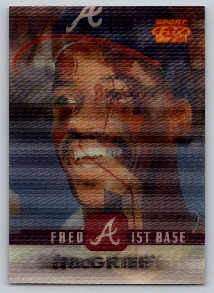 1996 Sportflix - Fred McGriff #36 - Image 1 of 2