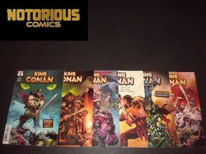 King Conan 1-6 Complete Comic Lot Run Set Jason Aaron Marvel Collection - Picture 1 of 2