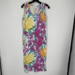 SO Damen Schlupfkleid U-Ausschnitt bunt Batik ärmellos Größe S - Bild 1 von 4