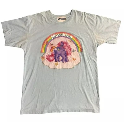 Moschino Couture Milano Jeremy Scott My Little Pony Shirt Size Large - Image 1 of 4