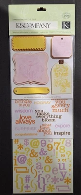 K&Company Embellishment Flip Pack-Tags &   Sentiments-298 pieces  - Image 1 of 2