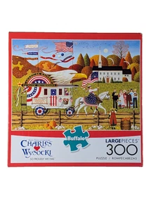 Charles Wysocki So Proudly We Hail 300 große Teile Puzzle EUC vollständig - Bild 1 von 3