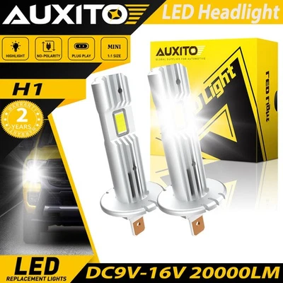 Kit de conversión de bombillas de haz alto o haz bajo LED H1 10000LM súper brillantes Foto 1 de 4