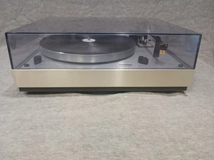 THORENS TD-166 MKII TURNTABLE , RARE BRUSHED ALUMINUM FINISH, OEM PACKAGING - Picture 1 of 16