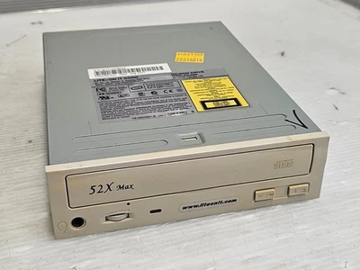 LITE-ON LTN-526D, Vintage 52x SPEED ATAPI CD-ROM - TESTED AND WORKING! - Image 1 of 3