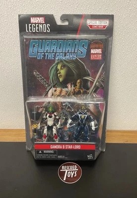 Фигурки и комиксы Marvel Legends GAMORA & STAR-LORD Hasbro 2015 Guardians Galaxy - Изображение 1 из 2