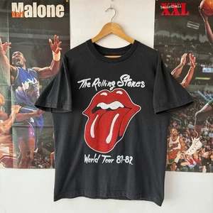 Vintage The Rolling Stones World Tour 81-82 Brokum Worldwide Early 90’s Reissue - Imagen 1 de 7