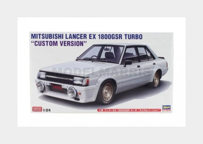 HASEGAWA 20740 MITSUBISHI - LANCER EX 1800 GSR TURBO CUSTOM VERSION 1983 - 1/24 - Immagine 1 di 1