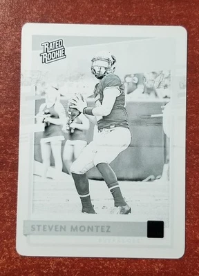 Steven Montez 2020 Chronicles Donruss Draft Picks Rookie Printing Plate 1/1 - Image 1 of 2