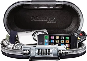 Master Lock Portable Small Box, Set Your Own 9-17/32 in. Wide, Black - Picture 1 of 8