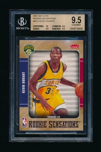 2007-08 Fleer Rookie Sensations RS2 Kevin Durant RC BGS 9.5 10 Centering Nice - Picture 1 of 2