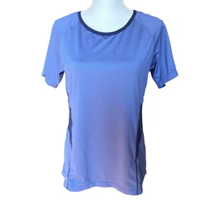 REI Workout Top sz M Womens Mesh Back Tee Breahtable Moisture Wicking EUC - Picture 1 of 7