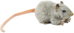 HANSA Gray Mouse No.5579 12cm Animal Plush Toy Shipping from Japan NEW - Picture 1 of 9