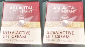 Aslavital lift instant ultra active lift cream anti wrinkle moisturize pack of 2 - Picture 1 of 4
