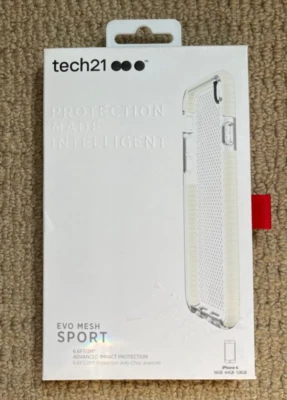TECH21 EVO MESH SPORT IPHONE 6 CASE - ORANGE - NEW - Image 1 of 3