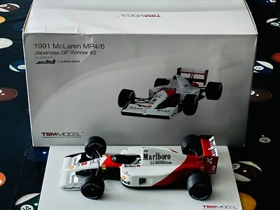 TSM 1:18 1991 Gerhard Berger McLaren Honda F1 MP4/6 Japanese GP Winner - Image 1 of 3