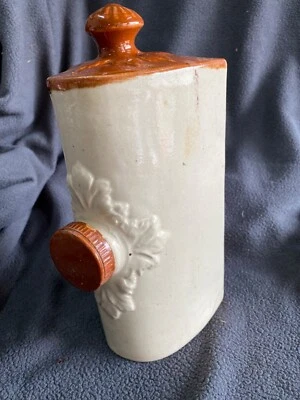 Gray Portobello Stoneware Bed Warmer - Doorstop! Antique Rare - Image 1 of 4