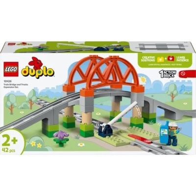 LEGO Duplo Train Bridge and Tracks Expansion Set 10426 Building Kit 42 pcs - Image 1 of 4