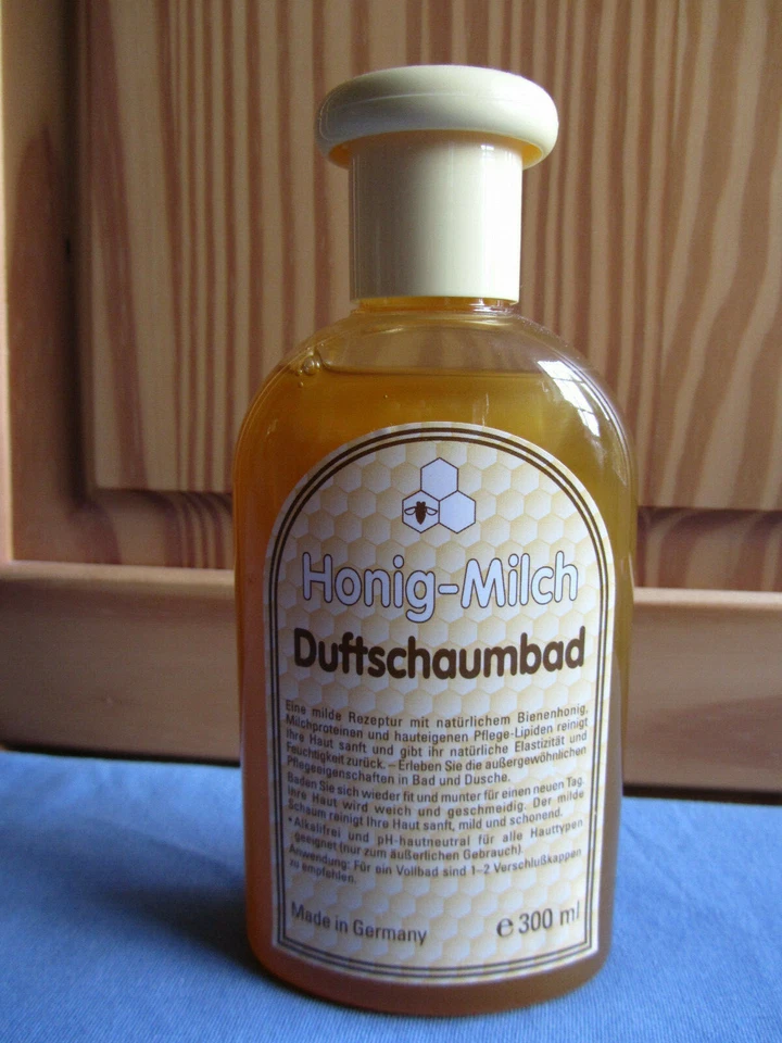 300ml Natur Schaumbad Honig & Milch Naturkosmetik - Bild 1 von 1